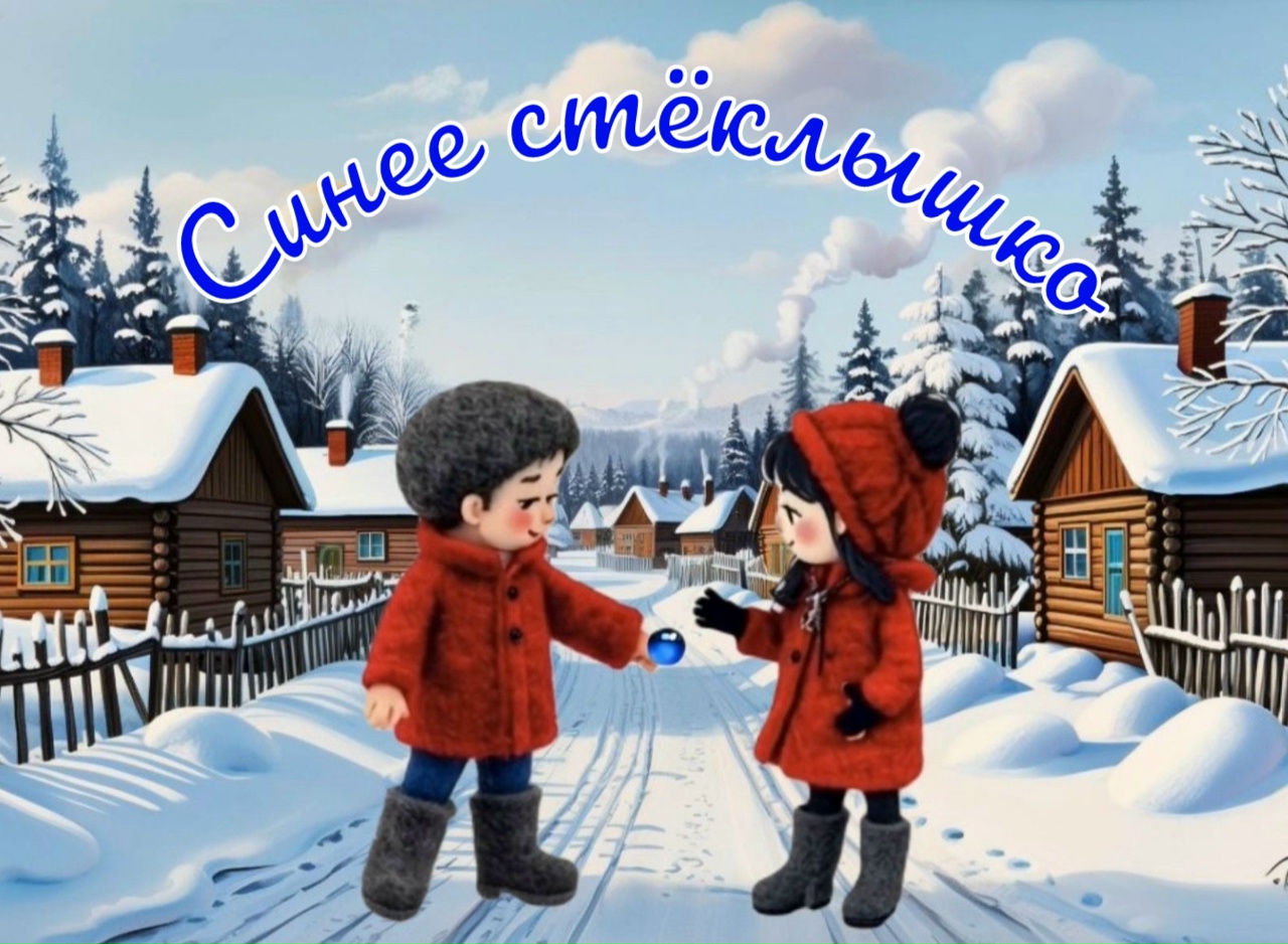 Создание мультфильма по произведению Елены Козловой "Синее стёклышко"