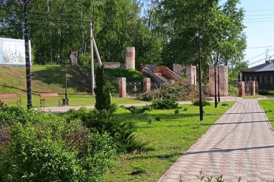 Благоустройство общественной территории в городском парке г. Наволоки  