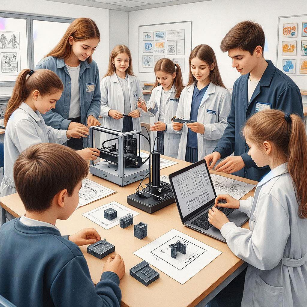 Разработка дидактических материалов коррекционных курсов для 3D-печати в школах