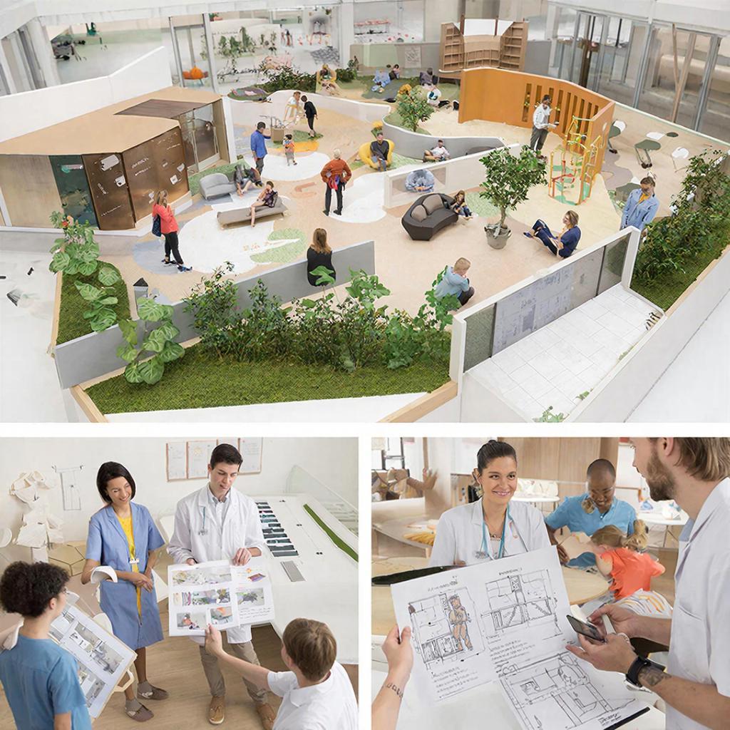 Разработка дизайна рекреационных пространств больницы