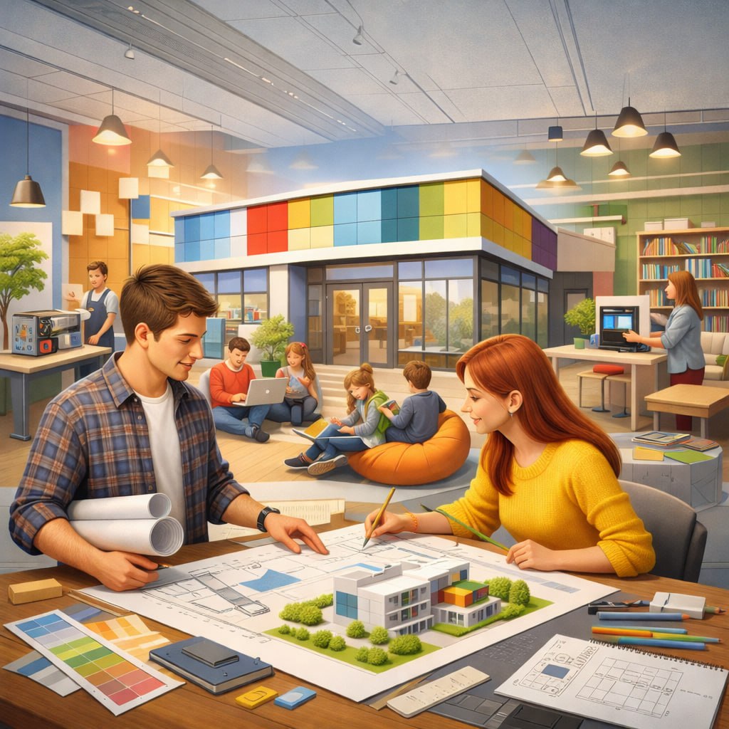 Проектирование современного и функционального пространства ЦВР