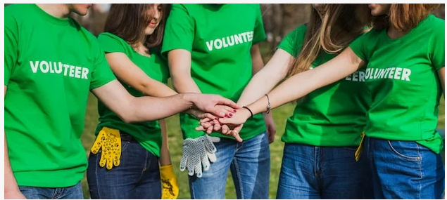 Информационный стенд "Организация волонтерской деятельности в России"