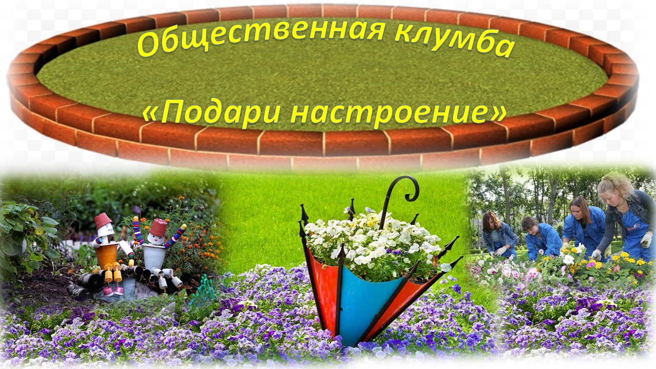 Общественная клумба "Дарим настроение"