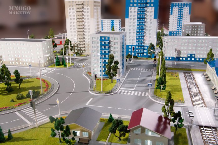 Разработка и апробация макета городка по правилам дорожного движения
