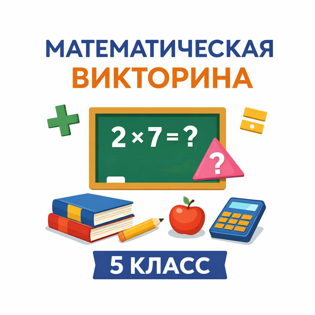 Создание и проведение викторины по математике для 5 класса