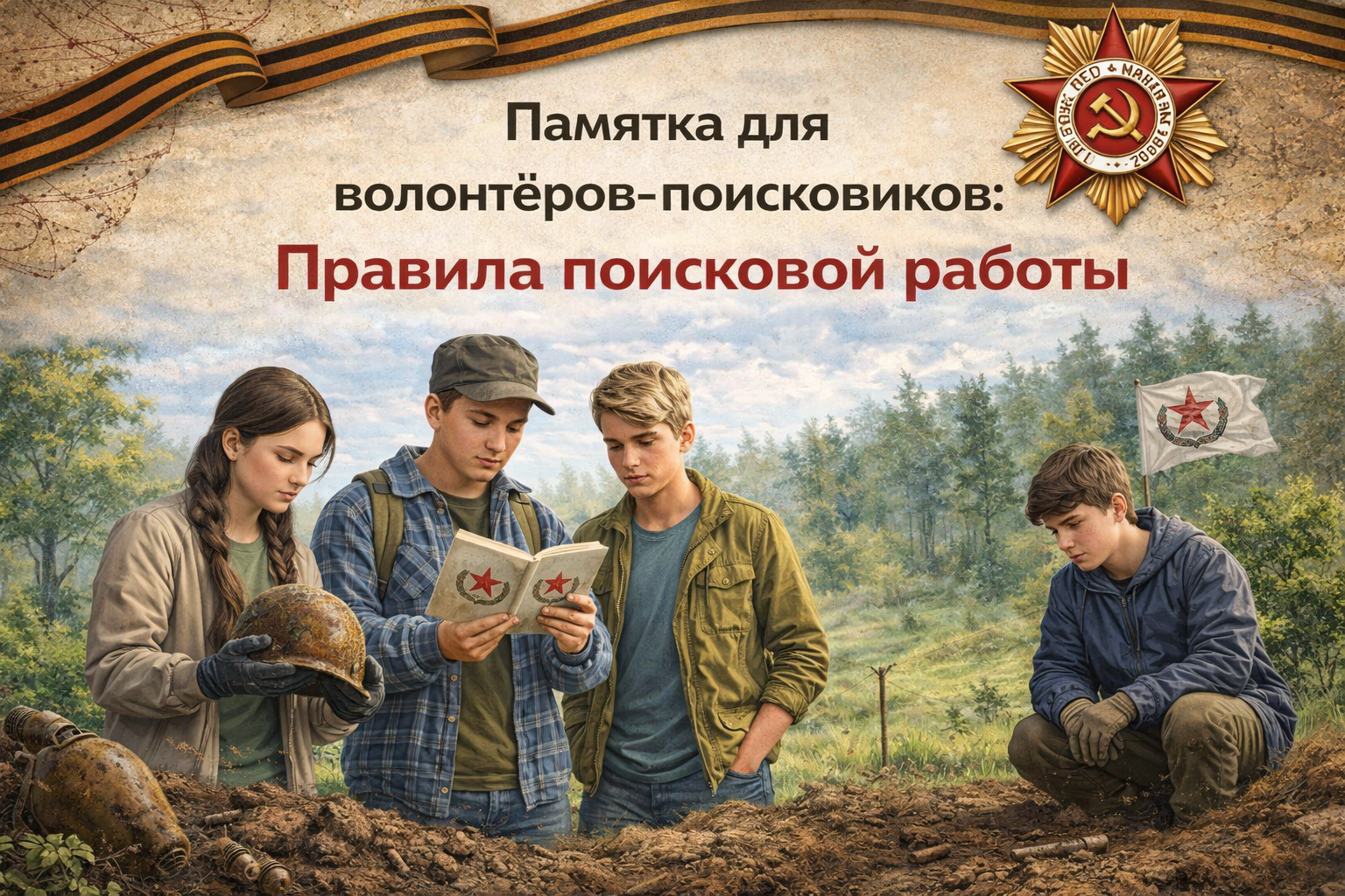 Создание методического пособия для начинающих поисковиков «Памятка поисковика»