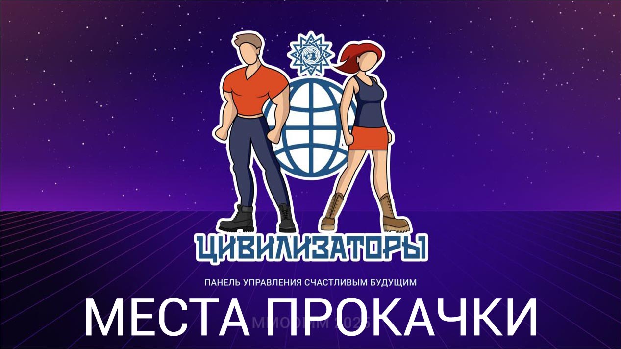 Электронный каталог мест прокачки знаний и навыков на карте Цивилизаторов